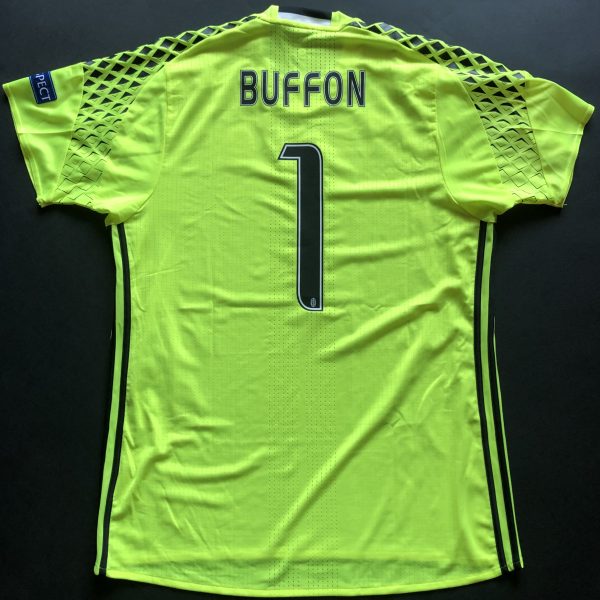 BUFFON JUVENTUS GK HOME match issued CHAMPIONS LEAGUE FINAL CARDIFF 2017