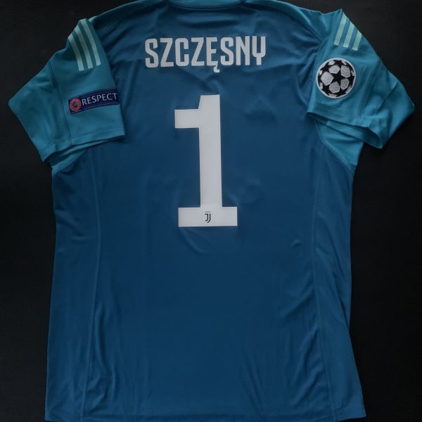 SZCZESNY JUVENTUS GK 2018-2019 match issued CHAMPIONS LEAGUE