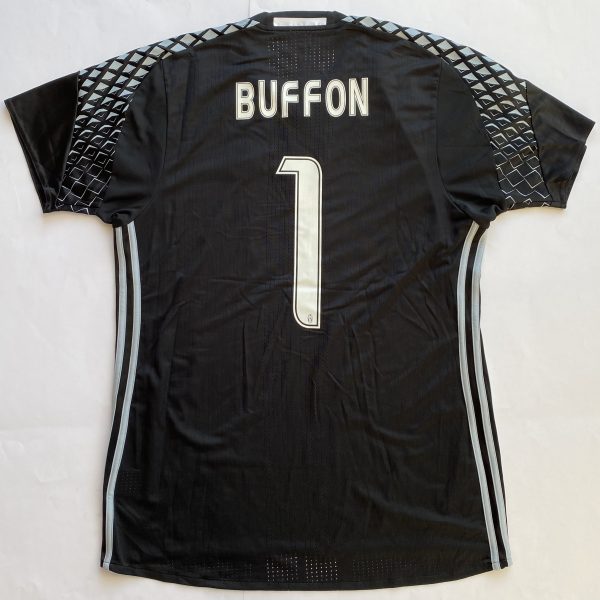 BUFFON JUVENTUS GK HOME match issued LEGA CALCIO SERIE A 2016-2017