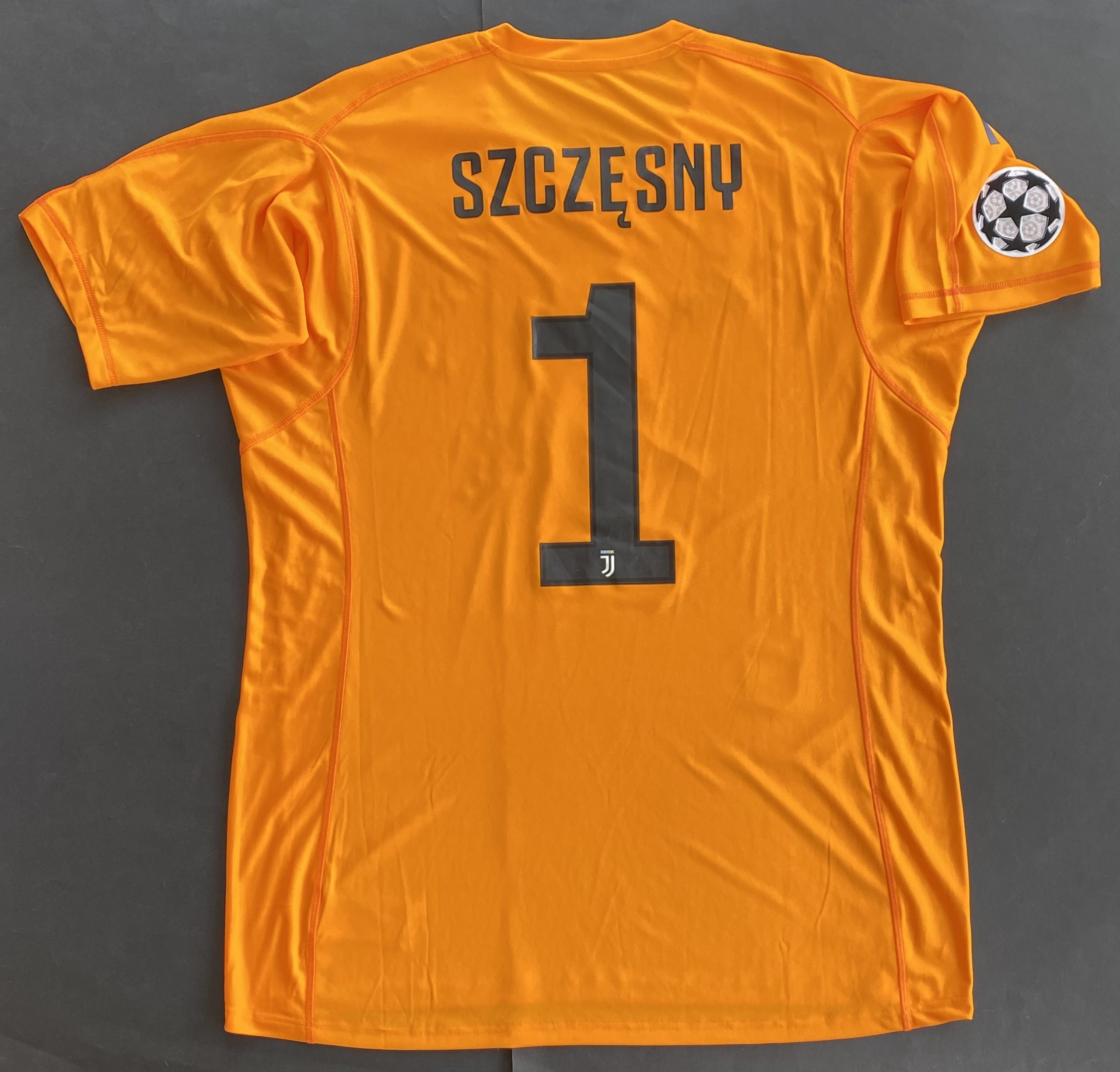 SZCZESNY JUVENTUS GK2 2018-2019 match issued CHAMPIONS LEAGUE