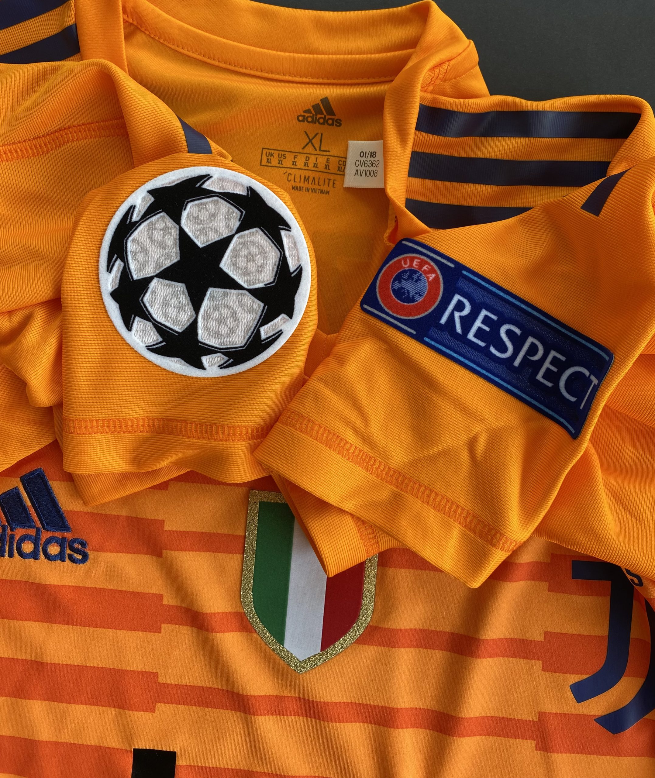 SZCZESNY JUVENTUS GK2 2018-2019 match issued CHAMPIONS LEAGUE - immagine 3