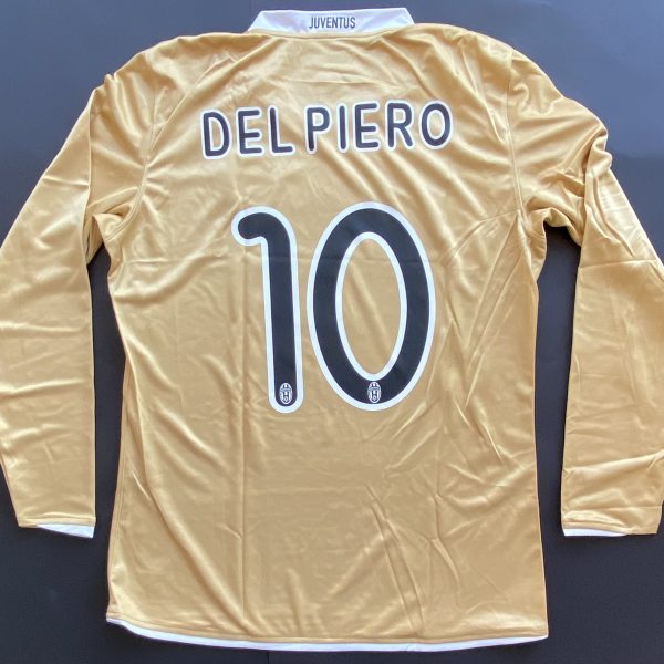 DEL PIERO JUVENTUS LS AWAY 2008-2009 match issued SERIE A