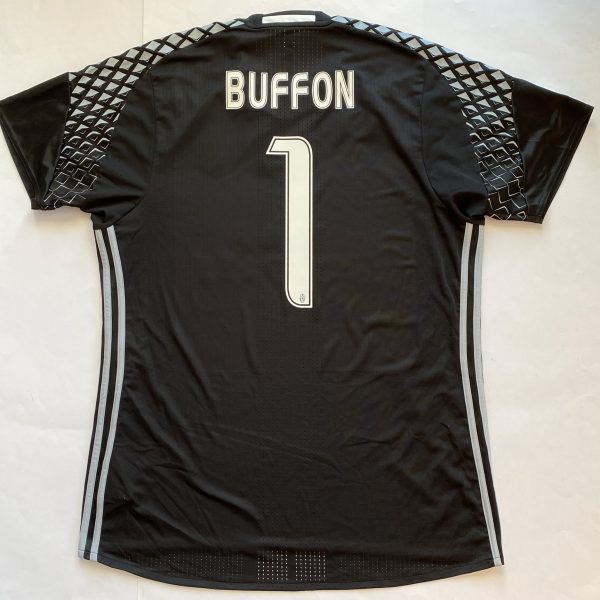 BUFFON JUVENTUS GK HOME match issued LEGA CALCIO SERIE A 2016-2017 vs CROTONE