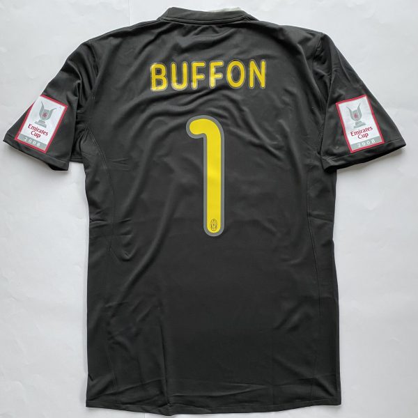 BUFFON JUVENTUS HOME 2008-2009 match worn EMIRATES CUP 2008