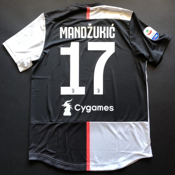 MANDZUKIC' JUVENTUS HOME 2018-2019 (new 2019-2020) match issued SERIE A vs ATALANTA
