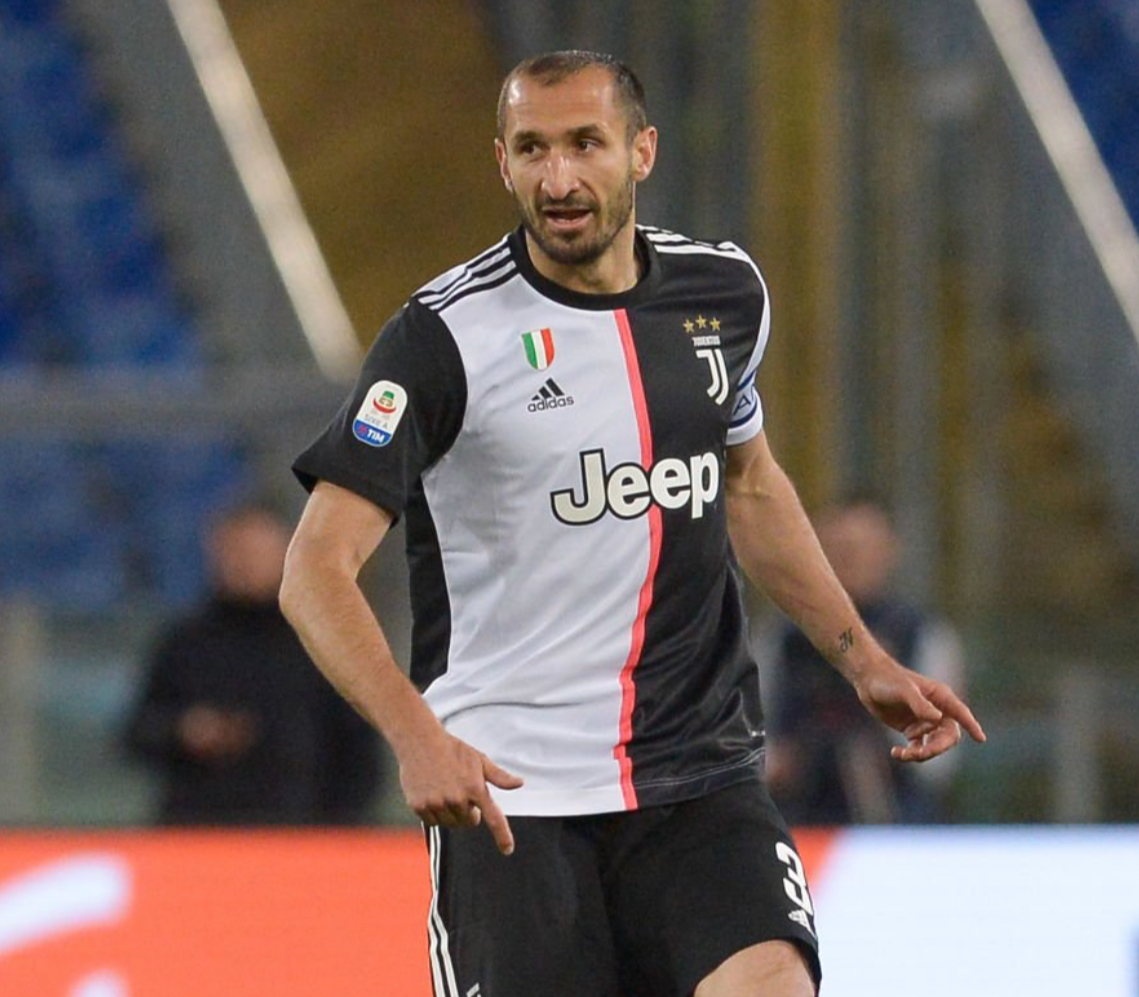 CHIELLINI JUVENTUS HOME 2018-2019 (new 2019-2020) match issued SERIE A vs ROMA - immagine 9