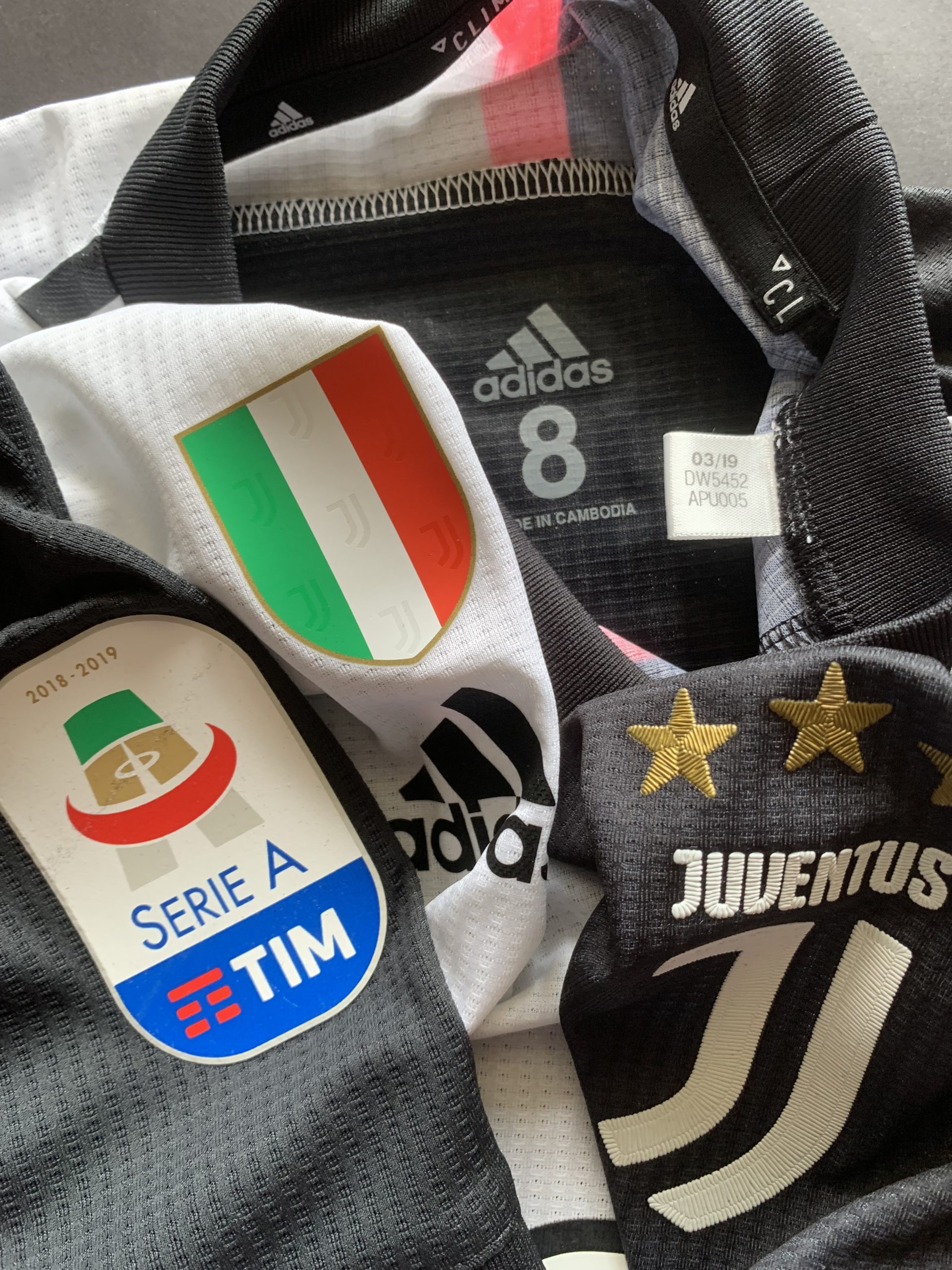 CHIELLINI JUVENTUS HOME 2018-2019 (new 2019-2020) match issued SERIE A vs ROMA - immagine 3