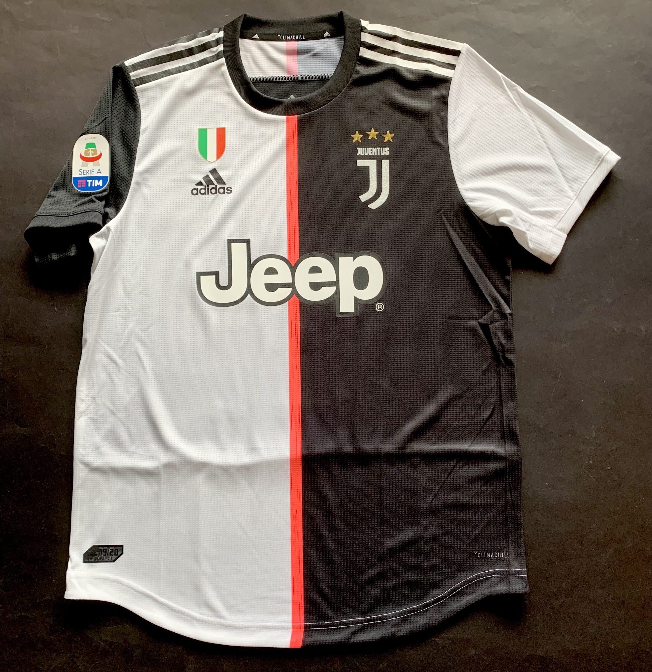 CHIELLINI JUVENTUS HOME 2018-2019 (new 2019-2020) match issued SERIE A vs ROMA - immagine 2