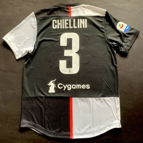 CHIELLINI JUVENTUS HOME 2018-2019 (new 2019-2020) match issued SERIE A vs ROMA